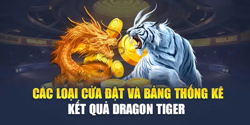 Các loại cửa đặt và bảng thống kê kết quả Dragon Tiger 